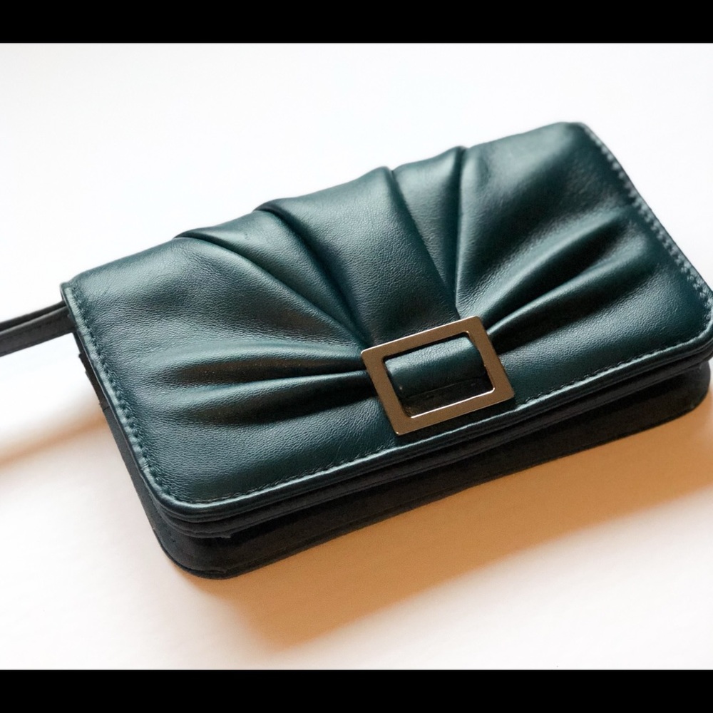 Burton Large Clutch Purse Wallet ID Handbag Teal